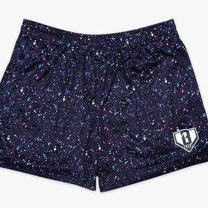 Baseball LifeStyle 101 Splatter Shorts YL Galaxy